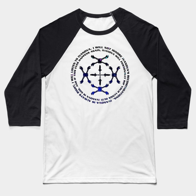 Babylon 5 Mandala Baseball T-Shirt by NatLeBrunDesigns